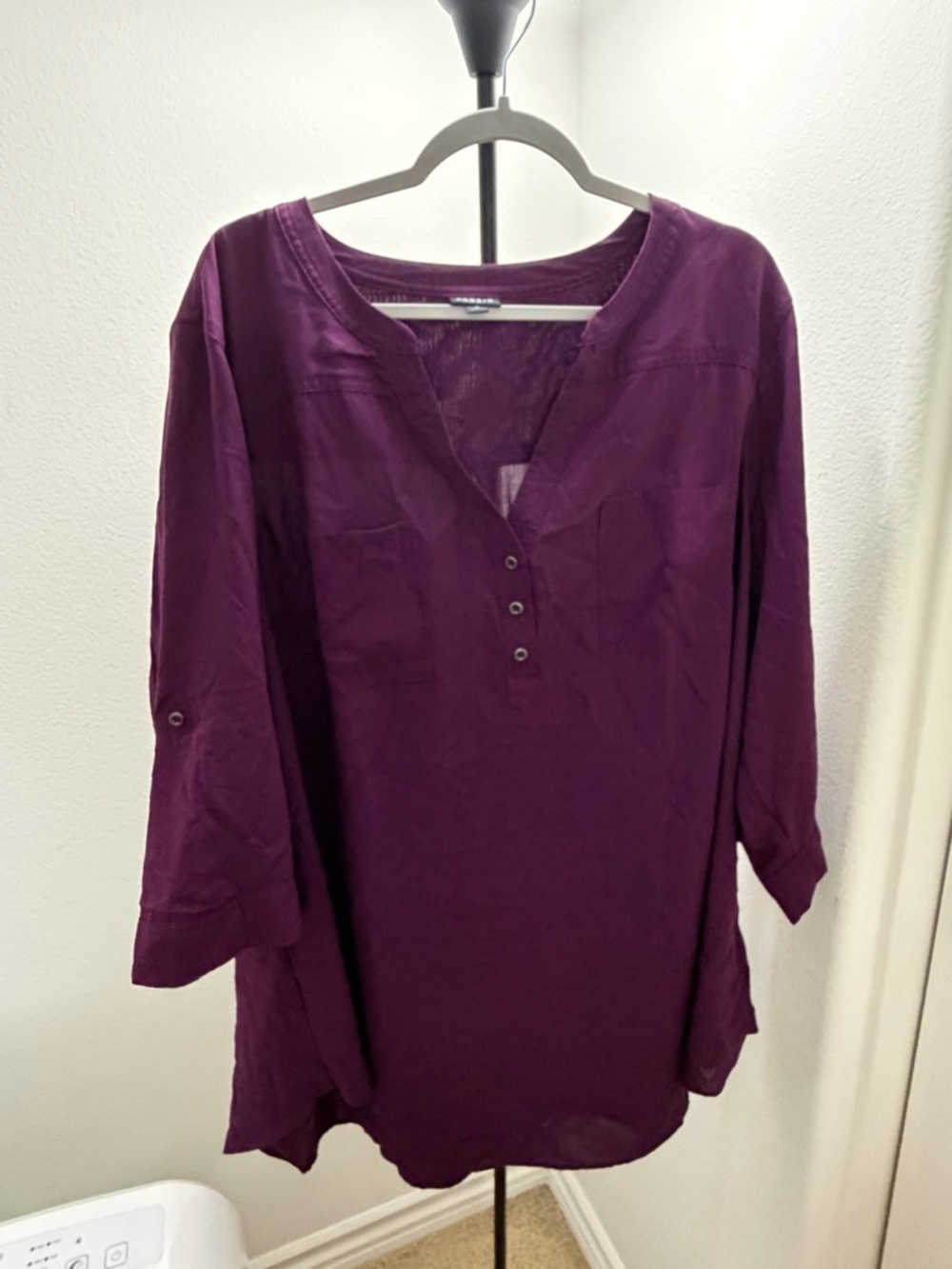 Torrid Harper Challis 3/4 Sleeve Top